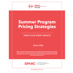 2026 SPARC Pulse Report - Summer Program Pricing